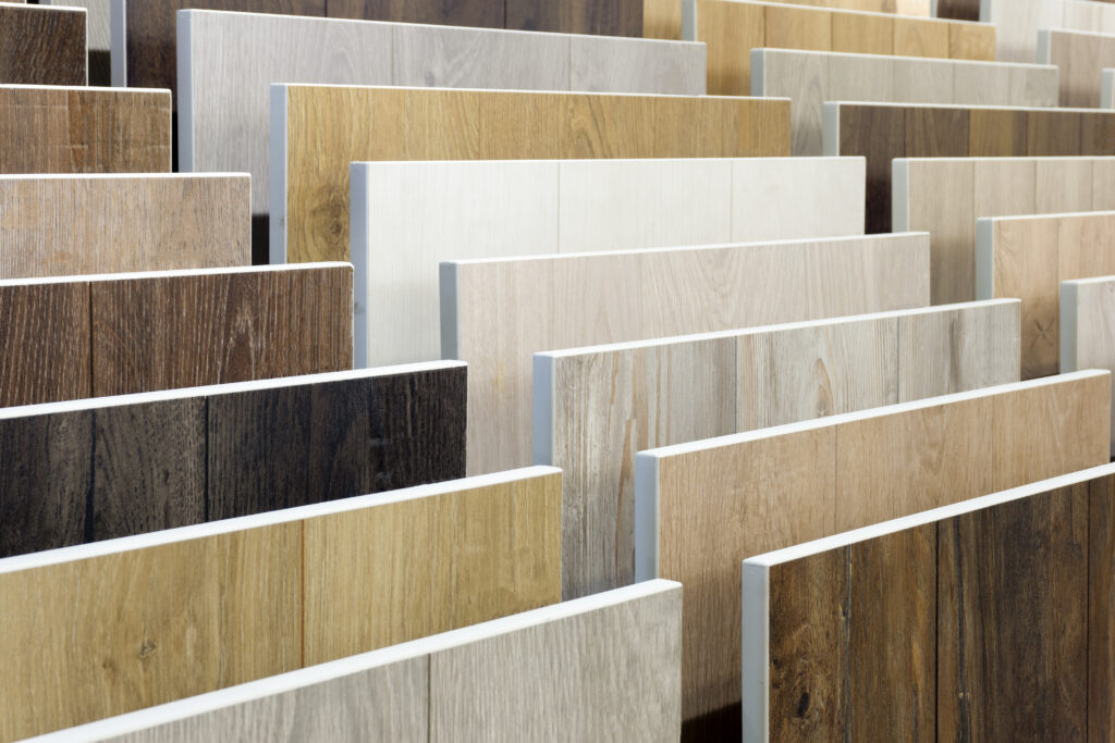 hardwood flooring material samples