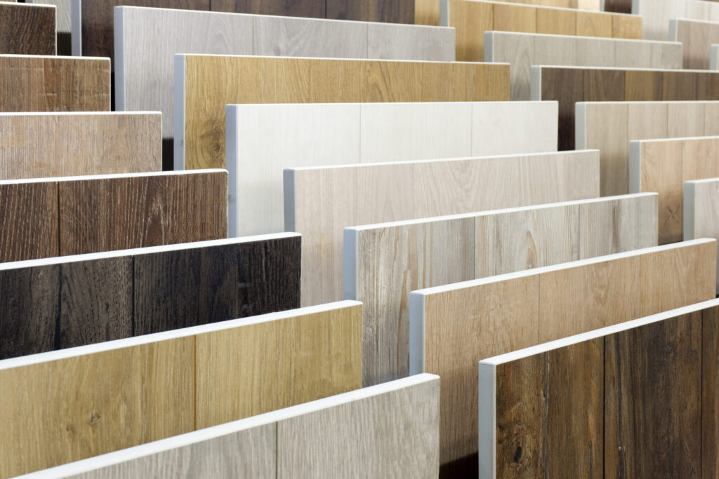 hardwood flooring material samples