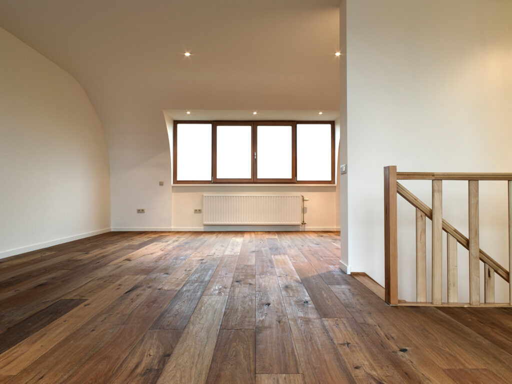 second floor hardwood flooring